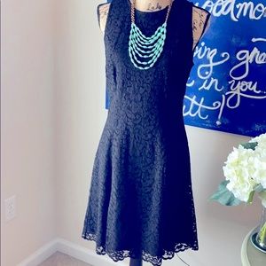 NWT ❤️Ann Taylor❤️ Black Lace A-Line Dress